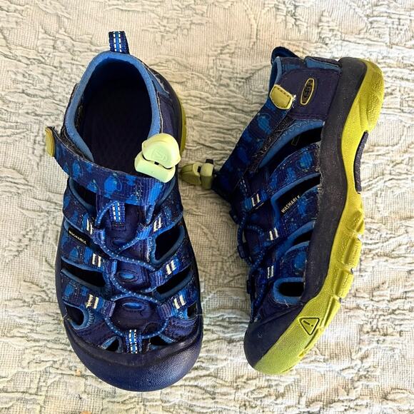 Keen Kids Newport H2 Sandals Kids Size 12 Outdoor Drawstring Wahsable - Picture 11 of 12